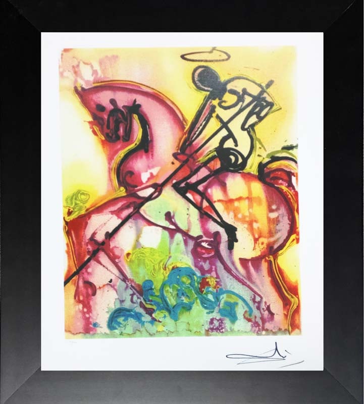 Salvador Dali (Spanish 1904-1989) Limited Edition Lithograph: Salvador Dali (Spanish 1904-1989) Limited Edition Lithograph Salvador Dali Limited Edition Lithograph Signed in the plate and numbered. Approx 22x16 image size custom framed and includes documentation
