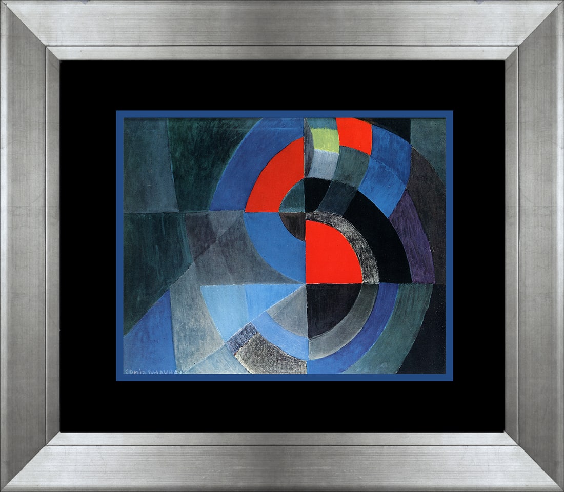 Sonia Delaunay (Ukranian 1885-1979) color plate lithograph over 55 years ago (1 of 1)