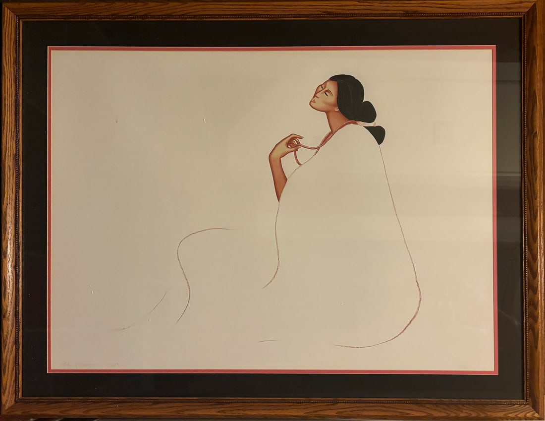 R. C. Gorman (American 1931-2005) Limited Edition Original Lithograph Hand signed and numbered and (1 of 1)