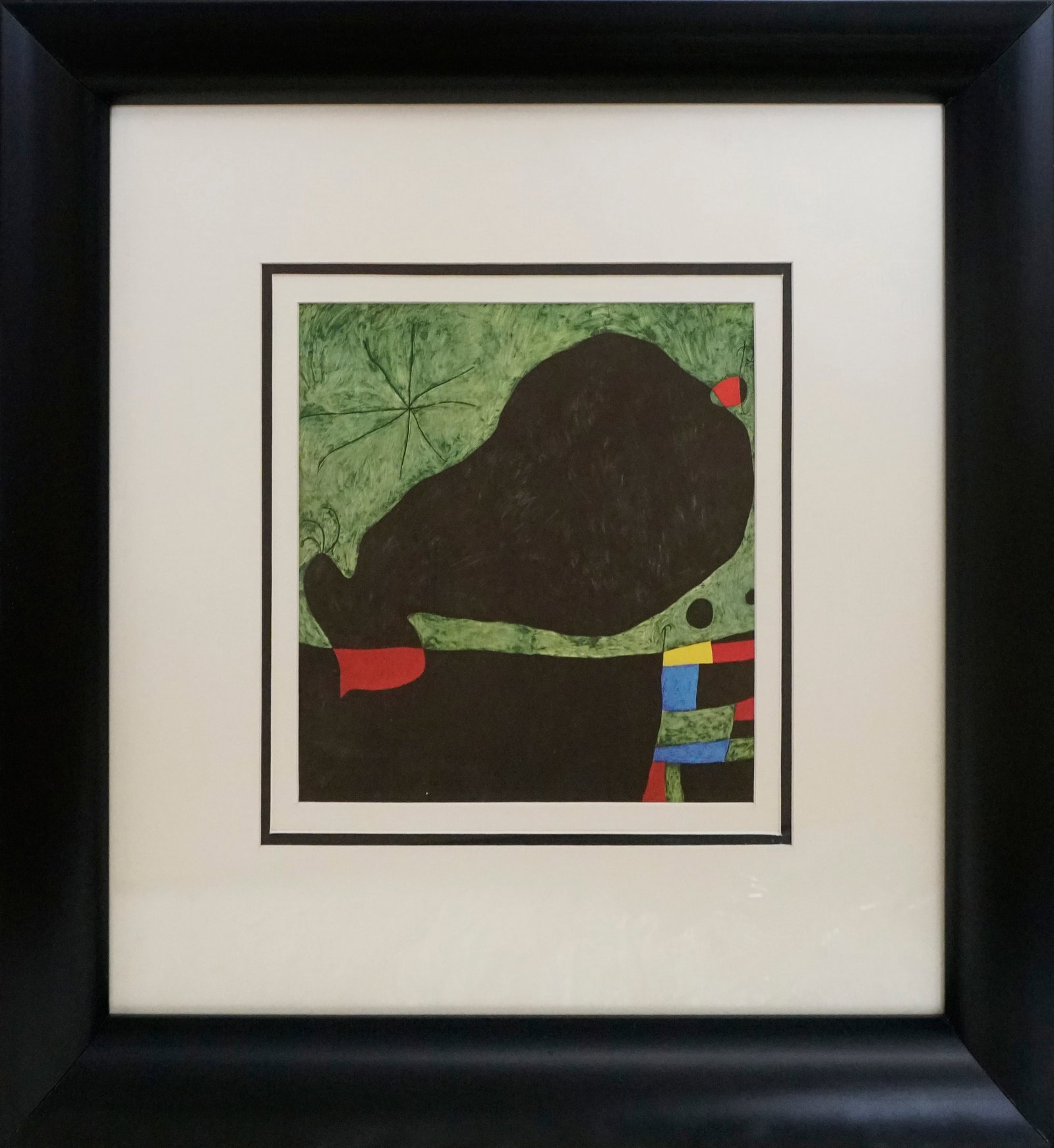 Joan Miro (Spanish 1893-1983) Color Plate Lithograph after Miro 1979: Joan Miro (Spanish 1893-1983) Color Plate Lithograph Printed in 1968 by Mourlot Press. Custom framed Includes certificate of authenticity. Approx 24x20 inches. Art Artwork Artist.