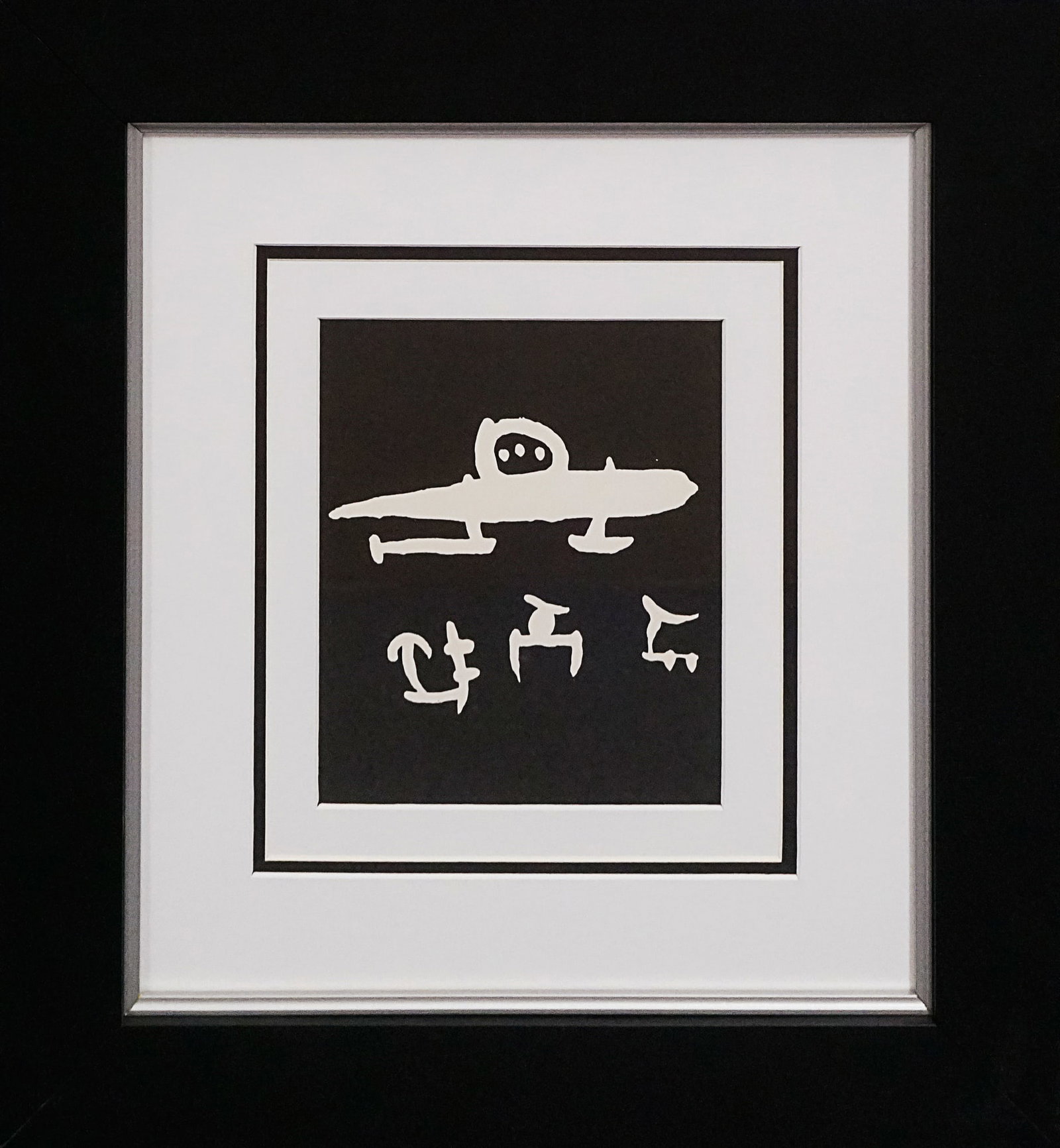Joan Miro (Spanish 1893-1983) Lithograph from 1968: Joan Miro (Spanish 1893-1983) Color Plate Lithograph Printed in 1968 by Mourlot Press. Custom framed Includes certificate of authenticity. Approx 24x20 inches. Art Artwork Artist.