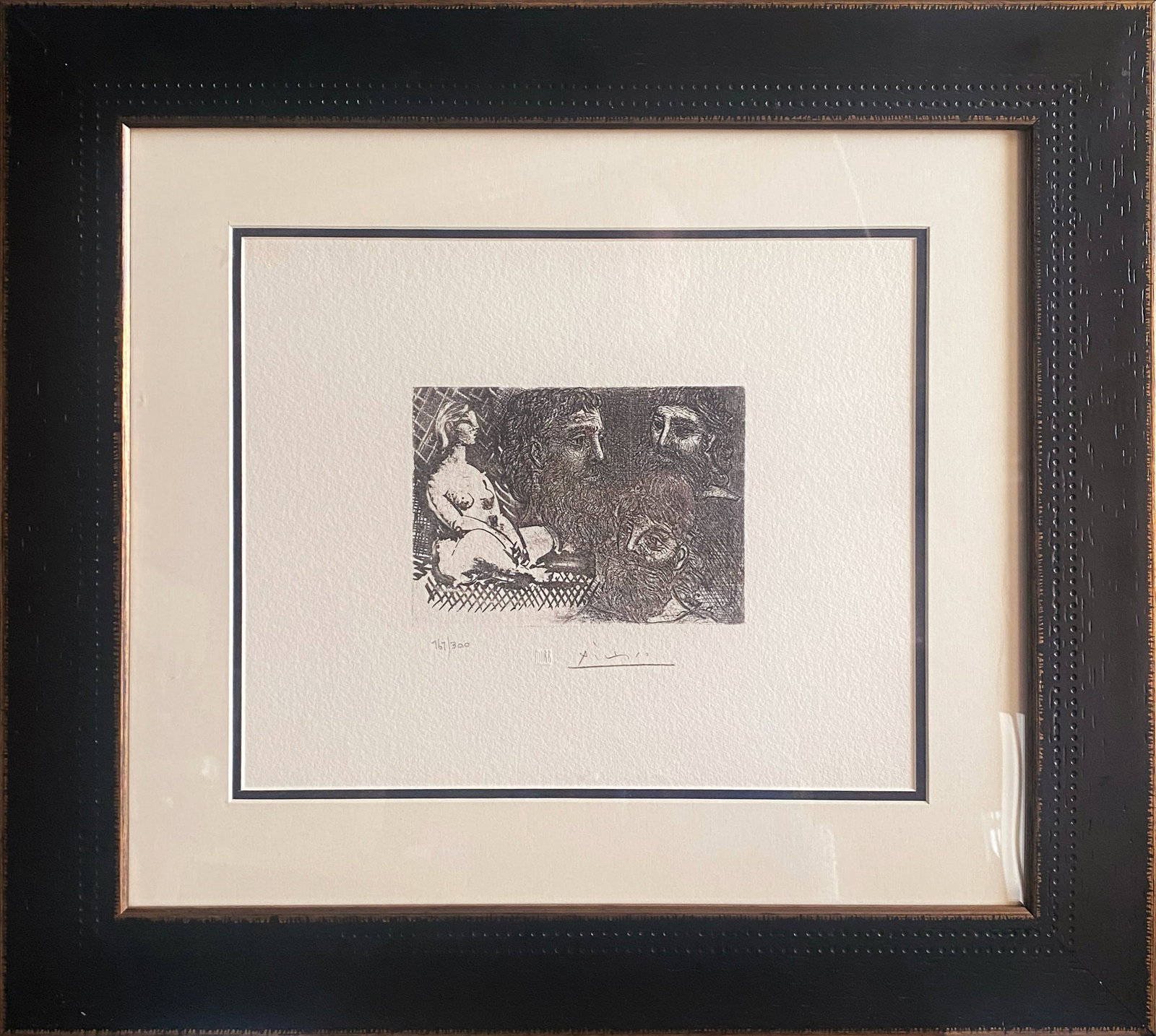 Pablo Picasso (Spanish 1881-1973) lithograph with museum official stamp limited edition of 300 (1 of 1)