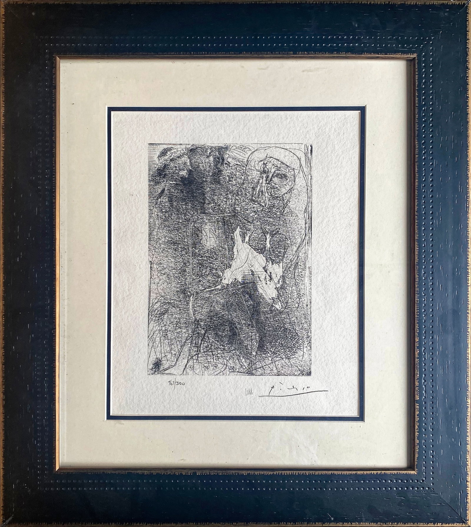 Pablo Picasso (Spanish 1881-1973) Lithograph Limited edition of 300 with Museum Stamp: Pablo Picasso (Spanish 1881-1973) Lithograph Limited edition of 300 with Museum StampPablo Picasso Lithograph from 1990-1992 Suite Vollard. Authorized by the Picasso Family. Each piece is numbered fro