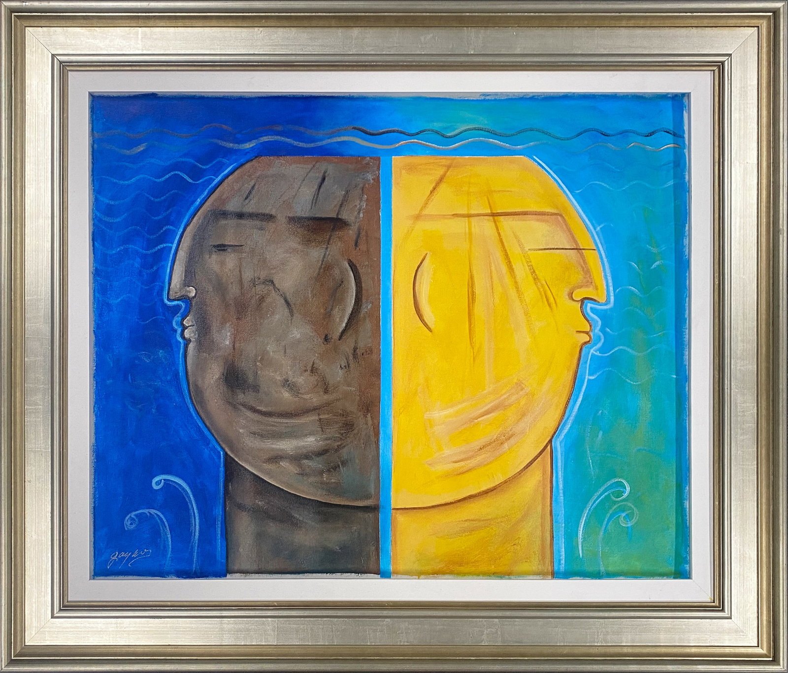 Gaylord Soli (American 1939) Original Painting on canvas: Gaylord Soli (American 1939) Original oil painting on canvas One of a kind original. Hand signed by the artist. 24 x 30 inches approx image size Includes certificate of authenticity. Custom framed Thi