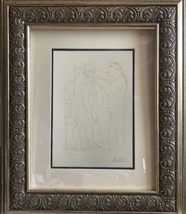 Pablo Picasso (Spanish 1881-1973) Lithograph from 1990 Suite Vollard. Authorized by the Picasso: Pablo Picasso (Spanish 1881-1973) Lithograph from 1990 Suite Vollard. Authorized by the Picasso Family.Pablo Picasso Lithograph from 1990-1992 Suite Vollard. Authorized by the Picasso Family. Each
