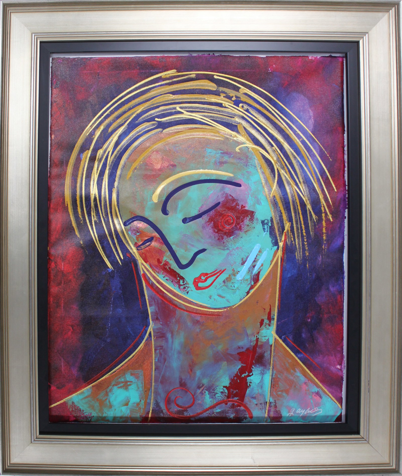 Gaylord Soli (American 1939) Original Painting on canvas: Gaylord Soli (American 1939) Original oil painting on canvas One of a kind original. Hand signed by the artist. 24 x 30 inches approx image size Includes certificate of authenticity. Custom framed Thi