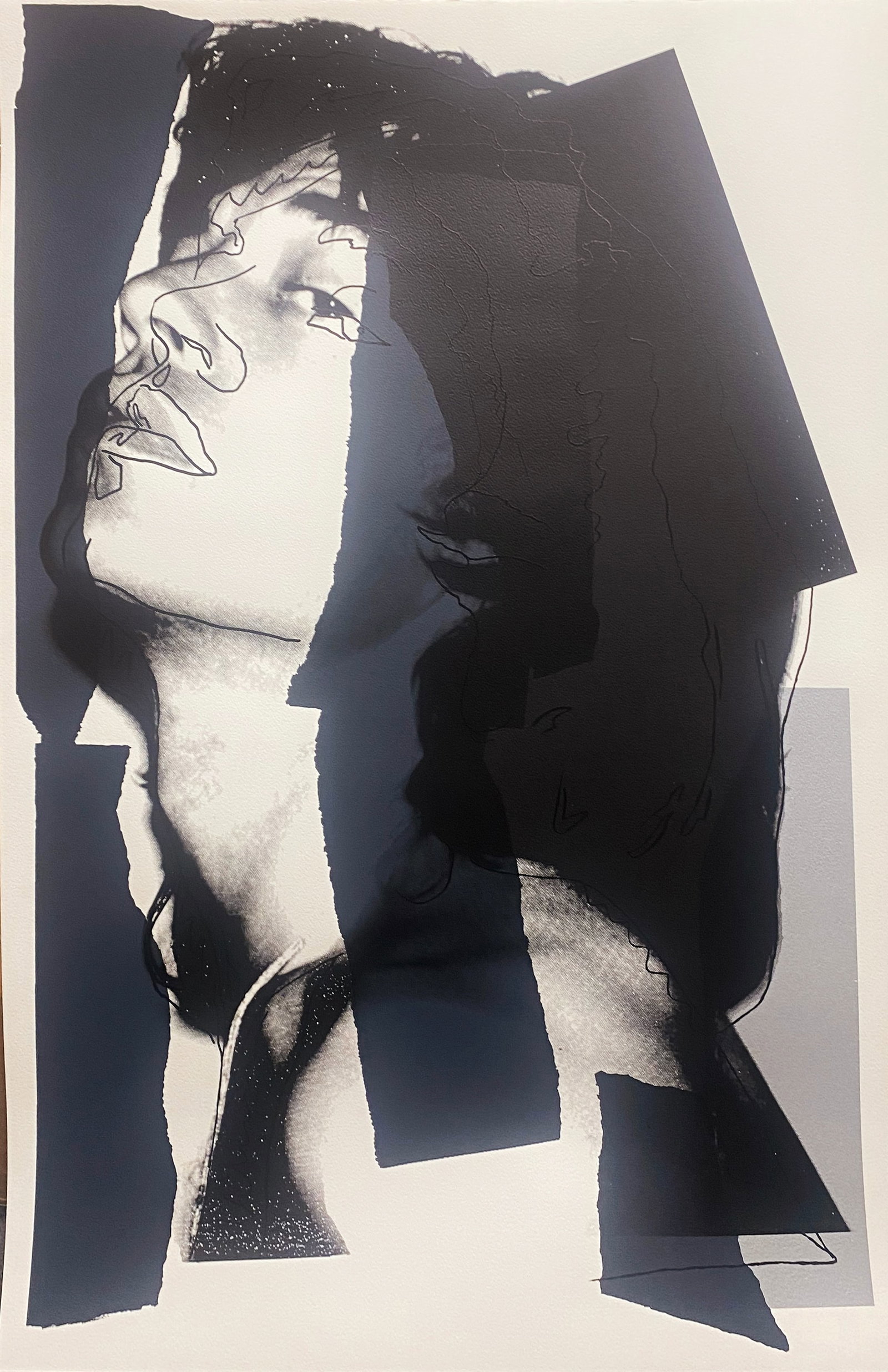 Andy Warhol (American 1928-1987) Mick Jagger Screenprint on Arches 1975 Serigraph (1 of 1)