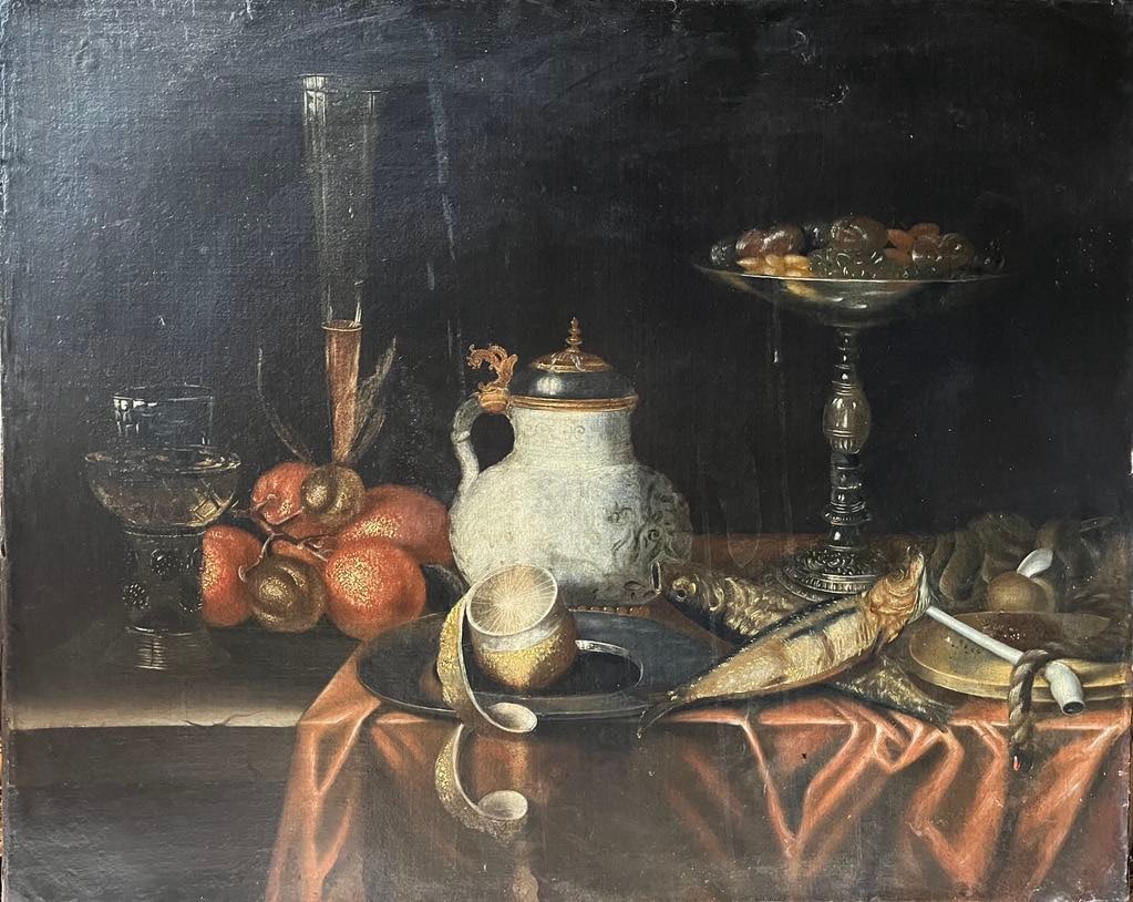 Clara Peeters 17th century Flemish painting oil painting on canvas (1 of 1)