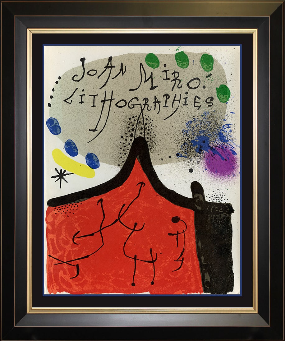 Joan Miro (Spanish 1893-1983) Original Lithograph 1968: Joan Miro (Spanish 1893-1983) Original Lithograph 1968Joan Miro Original Lithograph Printed in the 1968 by Mourlot Press. Custom framed. Includes a Certificate of Authenticity. Approx 24x20 inches. Ar