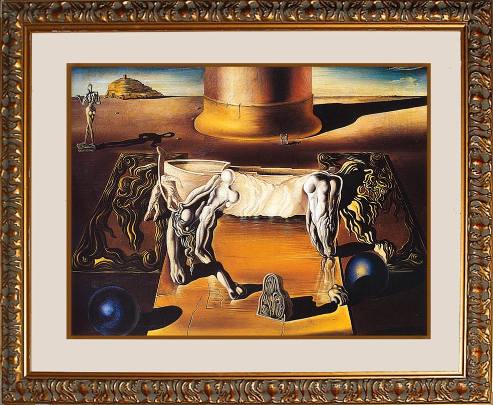 Salvador Dali (Spanish 1904-1989) Invisible Sleeping Woman Limited Edition Lithograph: Salvador Dali (Spanish 1904-1989)-Limited Edition -Invisible Sleeping Woman 26 x 30 inches. The signature is in the plate. Includes Certificate of Authenticity. Custom framed. Art Artwork Artist.