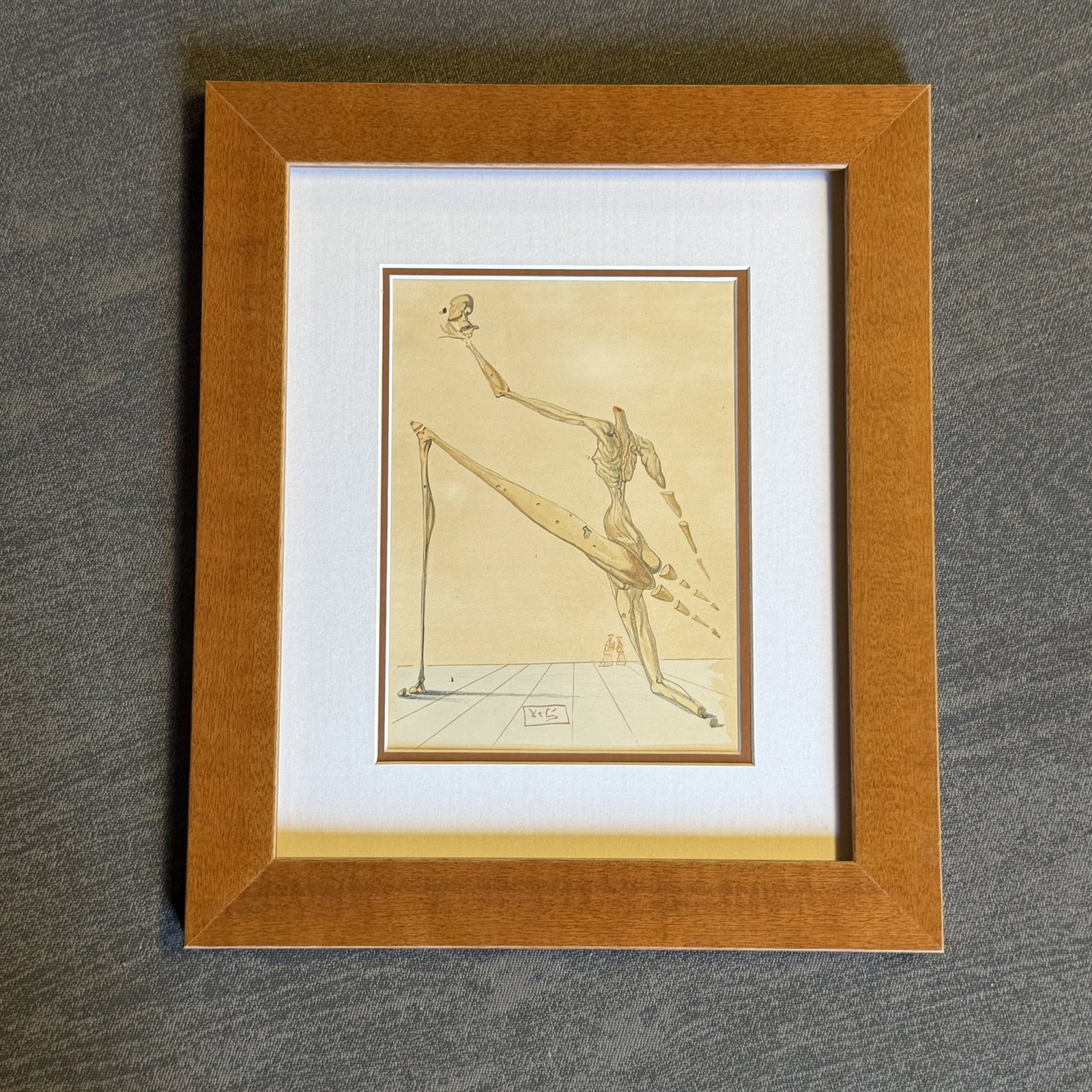 Salvador Dali (Spanish 1904-1989) wood block from 1964 Divine Comedy on paper: Salvador Dali (Spanish 1904-1989) Original Wood Block. Approx 20x24 inches. Professionally framed. Includes certificate of authenticity. Art Artwork Artist.