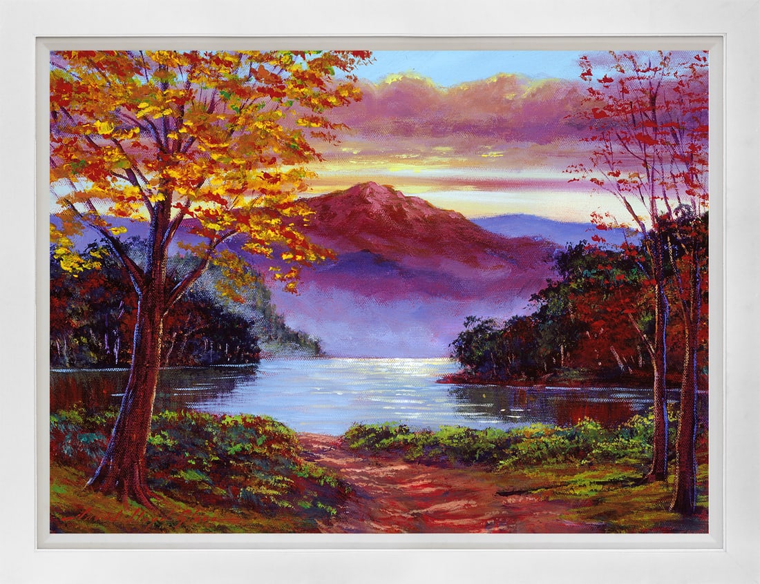 David Lloyd Glover (American 1949) Moment of Softness Mixed Media original David Lloyd Glover: Moment of Softness Mixed Media Original Painting on canvas David Lloyd Glover One of a kind. Hand signed by the artist. On canvas Approx image size 18x24 inches Custom framed and includes certificate 