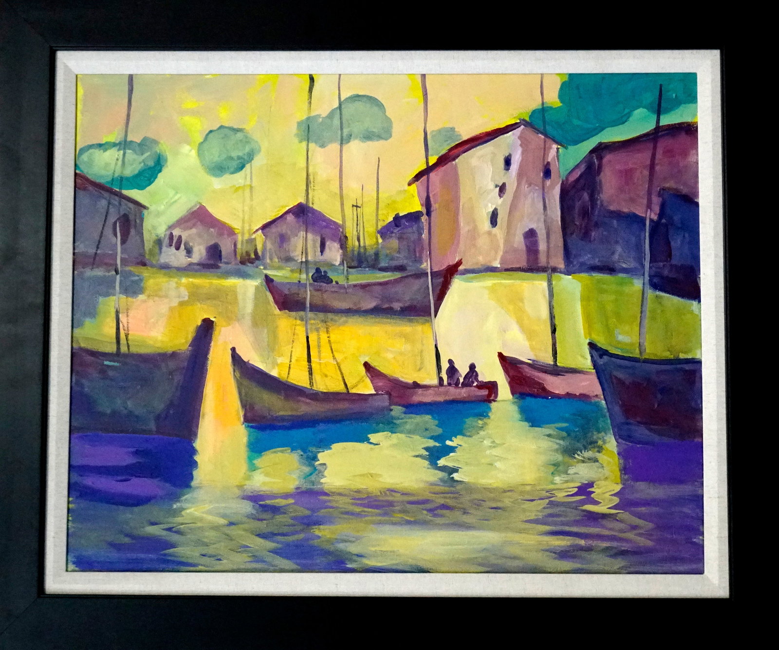 Michael Schofield (American 1947) Original Painting on canvas: Michael Schofield (American 1947) Original Painting on canvas Approx 30 x 30 inches Custom framed and Includes certificate. One of a kind. Hand signed by the artist. This work was purchased directly f