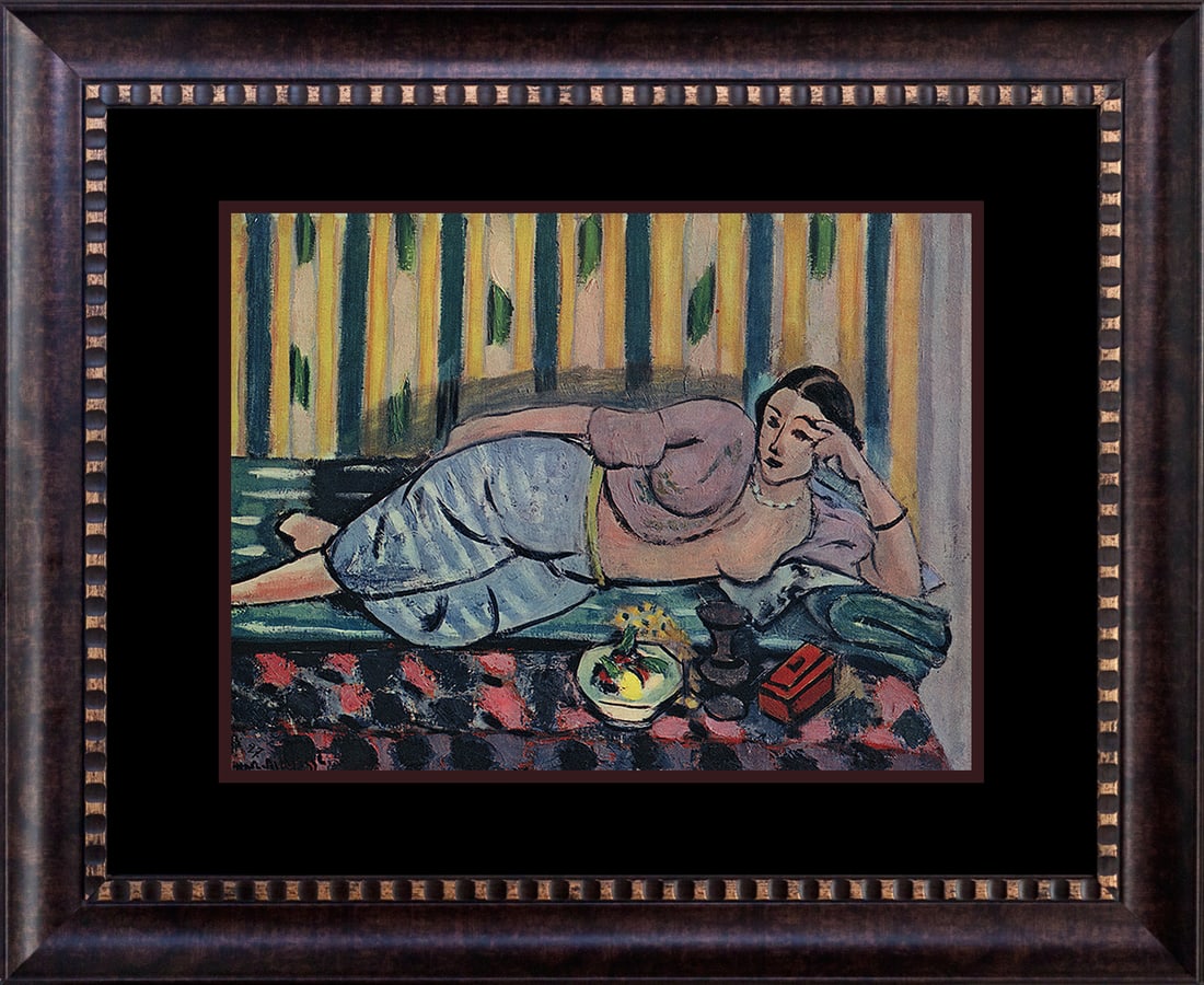 Henri Matisse (French 1869-1954) Lithograph from 1948: Henri Matisse (French 1869-1954) Lithograph from 1948. The signature is in the plate. Approx 24x20 inches. Professionally framed. Includes certificate. Art Artwork Artist.