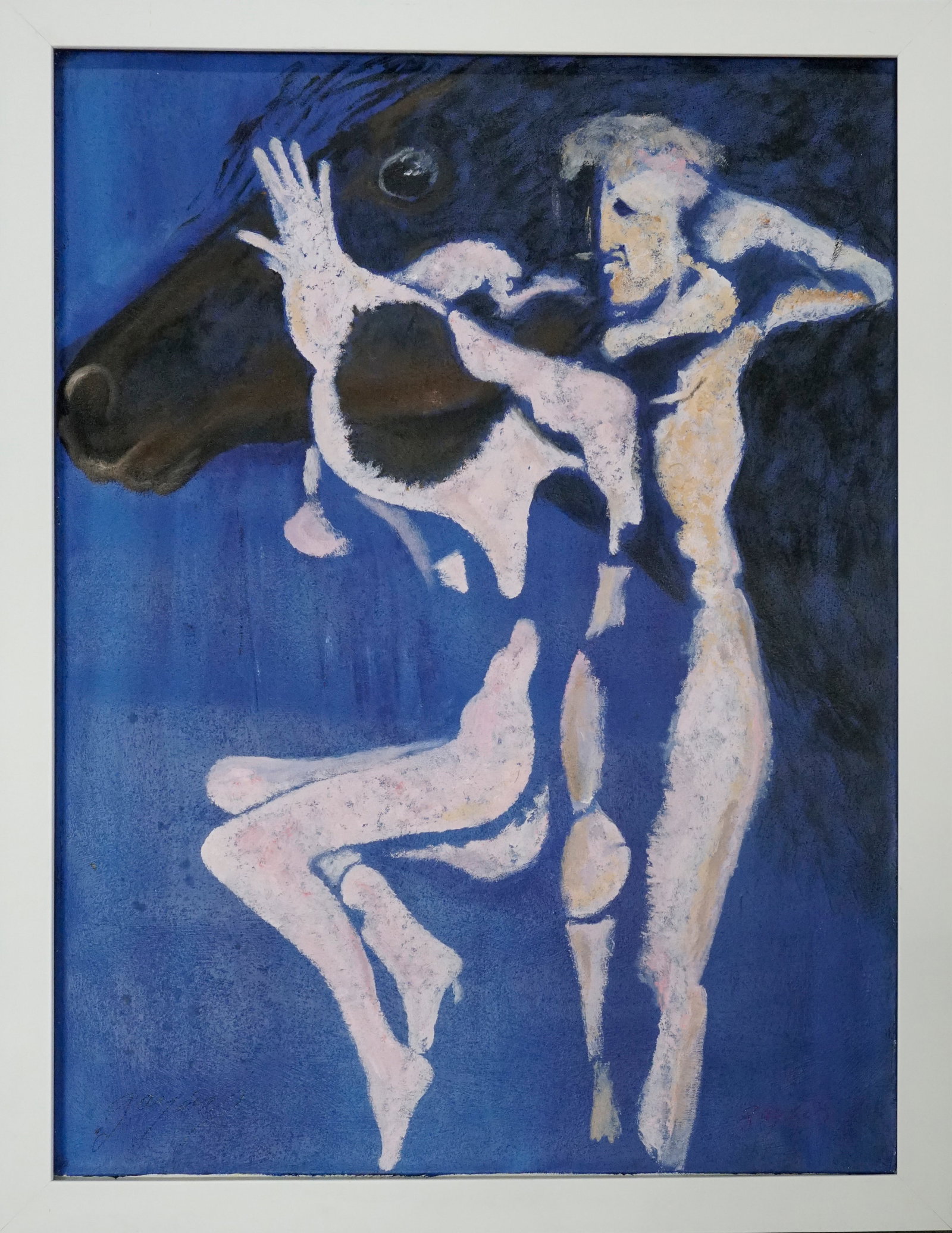 Gaylord Soli (American 1939) Original Painting on canvas: Gaylord Soli (American 1939) Original Painting on canvas 40x30 inches image size One of a kind original Hand signed by the artist Custom framed and includes certificate. This work was purchased direct