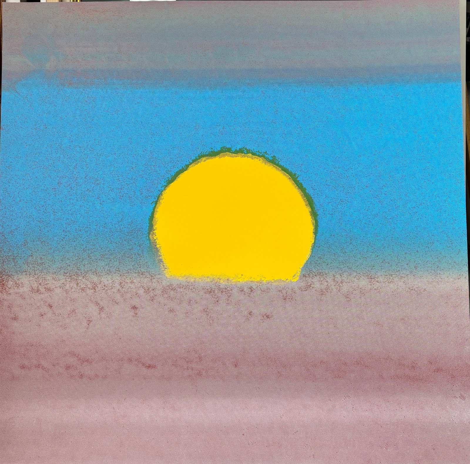 Andy Warhol (American 1928-1987) from 1972 Sunset Unique Edition Original Serigraph Silkscreen in (1 of 1)