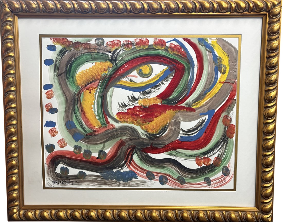 William Verdult (Dutch 1939-2016) Original painting on paper 30 x 24 inches approx: William Verdult (Dutch 1939-2016) Original painting on paper 30 x 24 inches approxWilliam Verdult Original oil on paper. 30 x 24 inches image size. Hand signed one of kind original Custom framed and i
