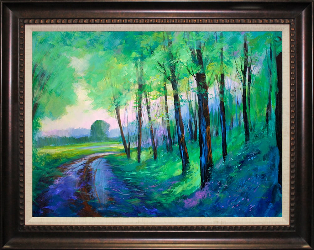 Michael Schofield (American 1947) Original Painting on canvas landscape: Michael Schofield (American 1947) Landscape Original. Approx 30 x 40 inches. One-of-a-kind original. Hand signed by the artist. Includes certificate of authenticity. This work was purchased directly f