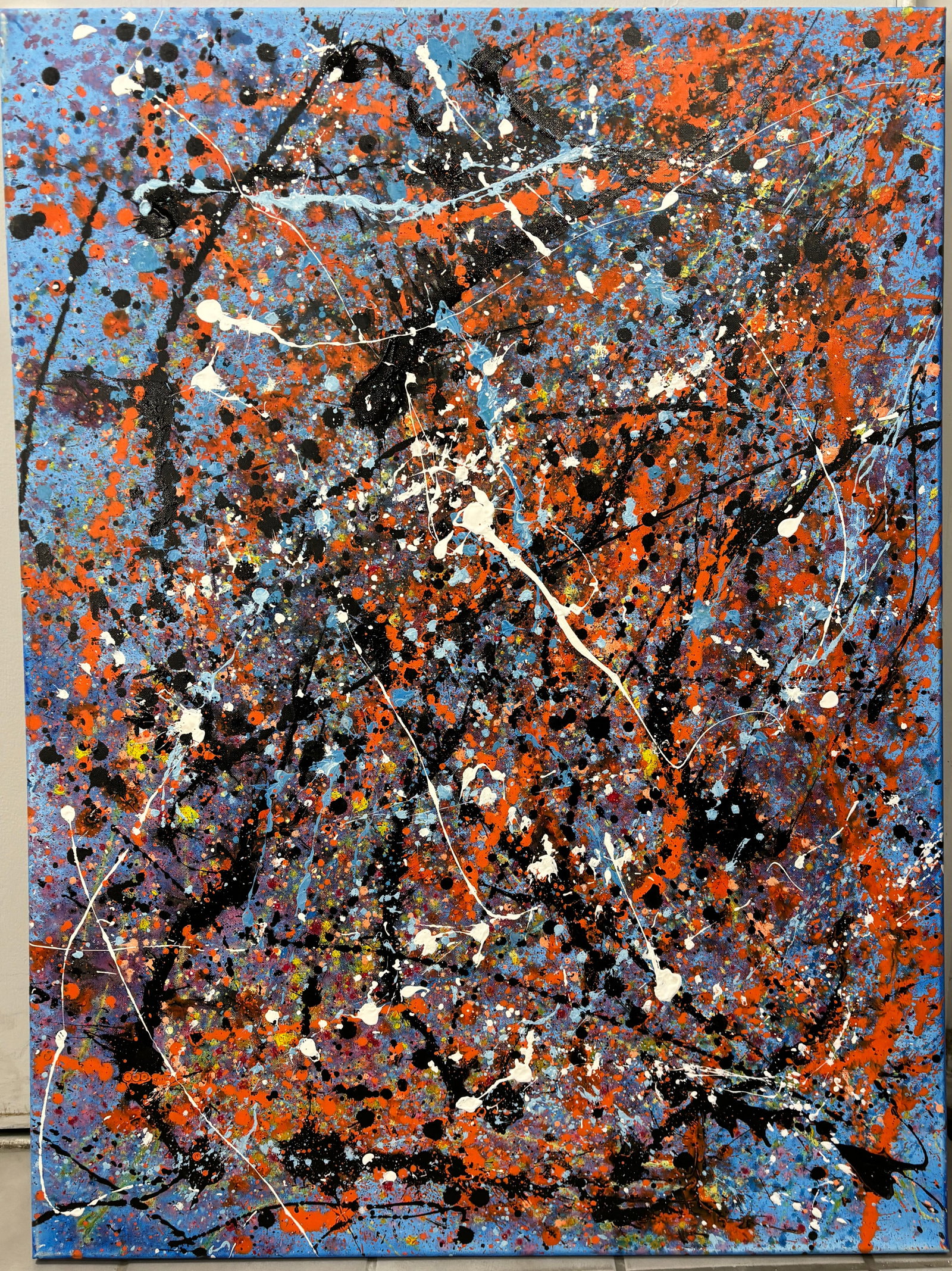 Michael Schofield (American 1947) Original Abstract on canvas by Michael Schofield: Michael Schofield (American 1947) Original Abstract on canvas by Michael Schofield Original Abstract on canvas by Michael Schofield Hand signed by the artist. One-of-a-kind original. Includes certific