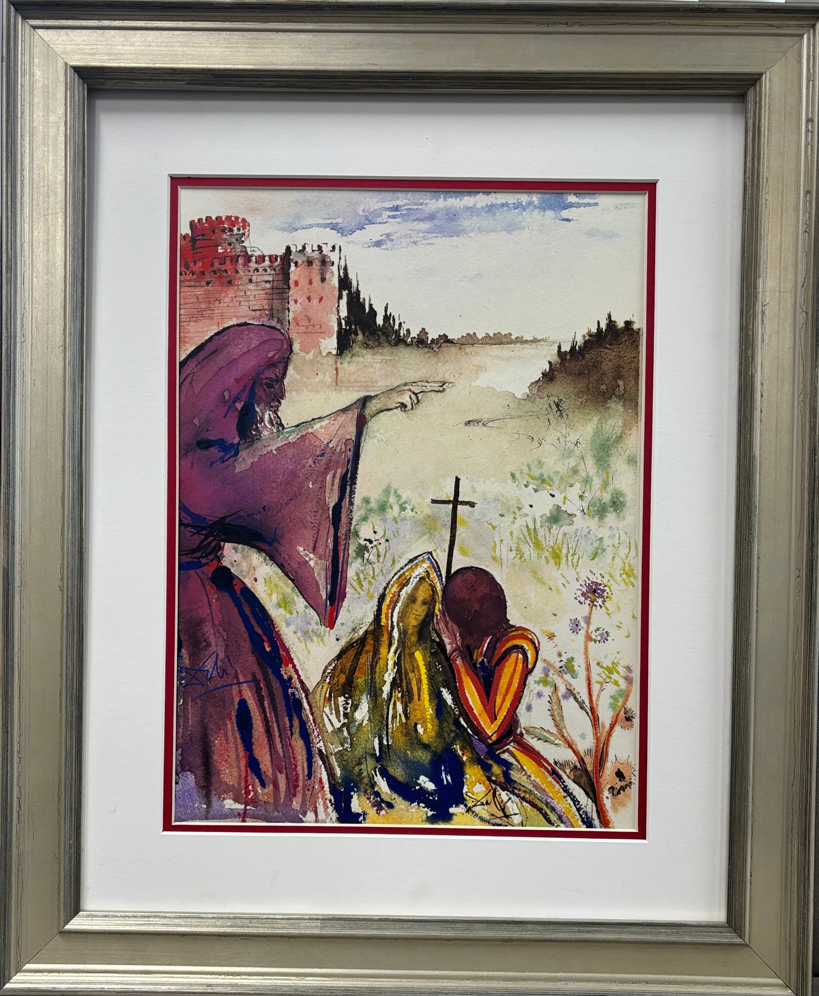 Salvador Dali (Spanish 1904-1989) original Lithograph Romeo and Juliet Suite Hand signed 1976 Milano (1 of 1)