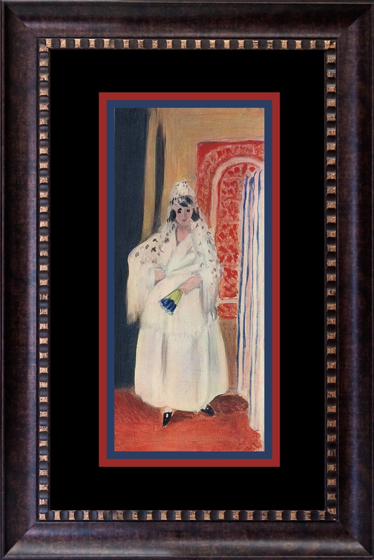 Henri Matisse (French 1869-1954) Lithograph after Matisse from 1948: Henri Matisse (French 1869-1954) Lithograph from 1948. The signature is in the plate. Approx 24x20 inches. Professionally framed. Includes certificate. Art Artwork Artist.