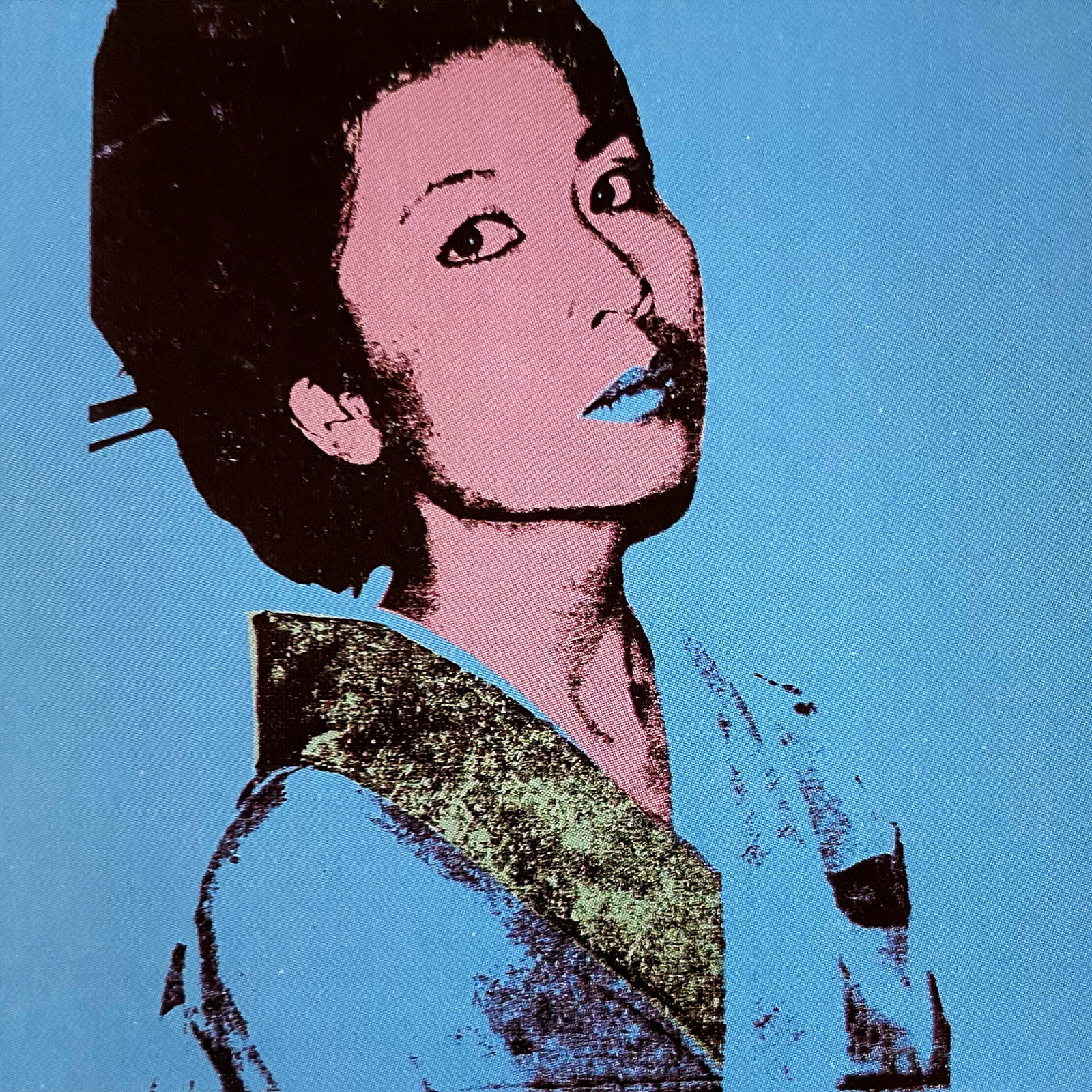 Andy Warhol (American 1928-1987) Screenprint Kimiko 1981 Serigraph: Andy Warhol (American 1928-1987) Andy Warhol Kimiko. Serigraph Screenprint. 1981. Approx 36x36 inches. This proof was made outside the regular edition during the process of image development and produ