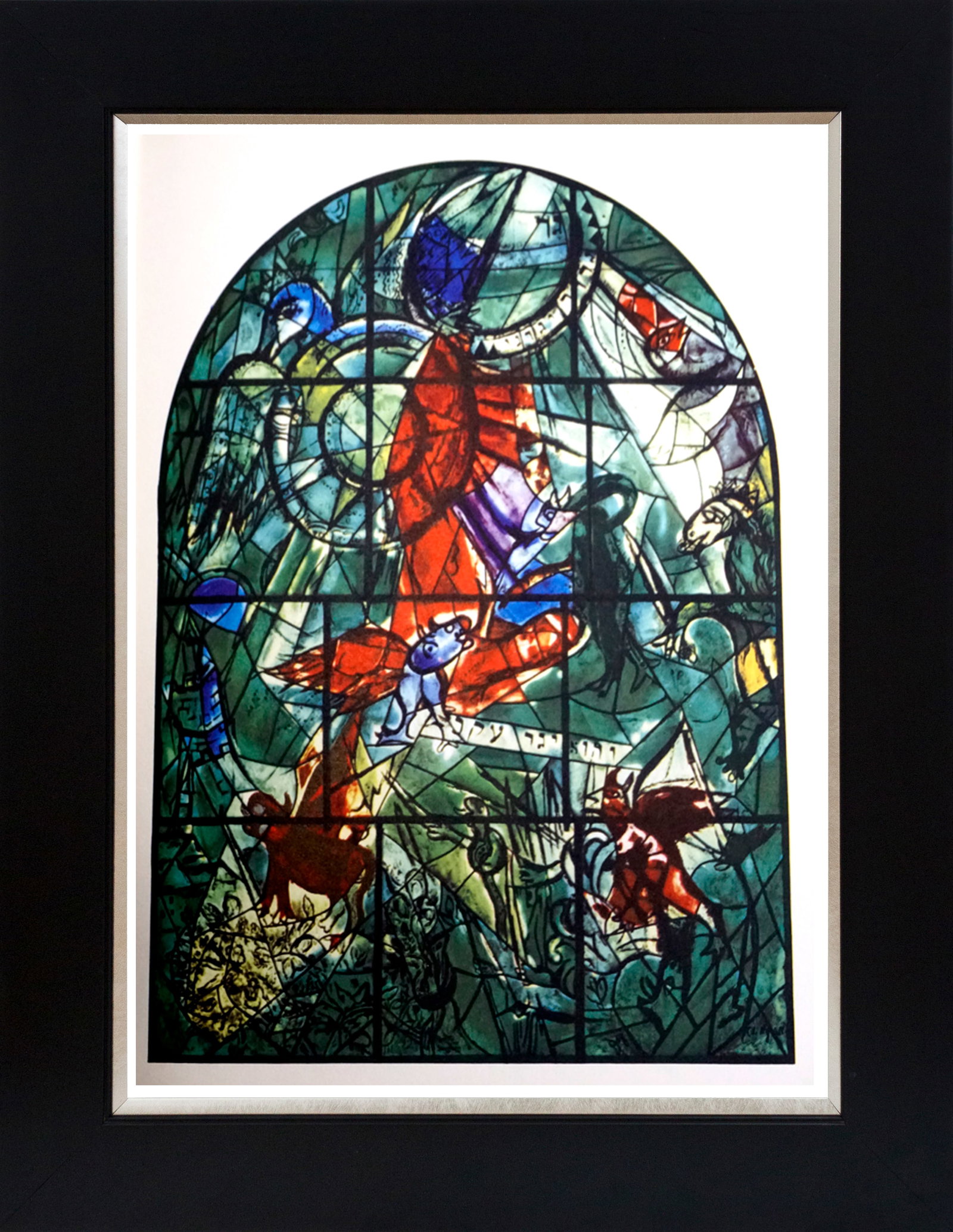 Marc Chagall (Russian-French 1887-1985) Jerusalem Windows Lithograph from the 1960s (1 of 1)