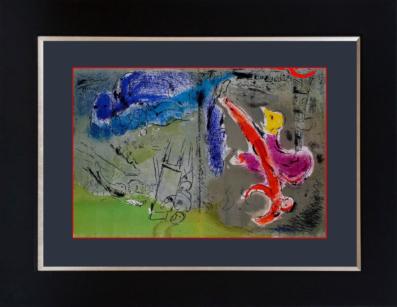 Marc Chagall (Russian-French 1887-1985) Marc Chagall Lithograph from the Verve Collection (1 of 1)