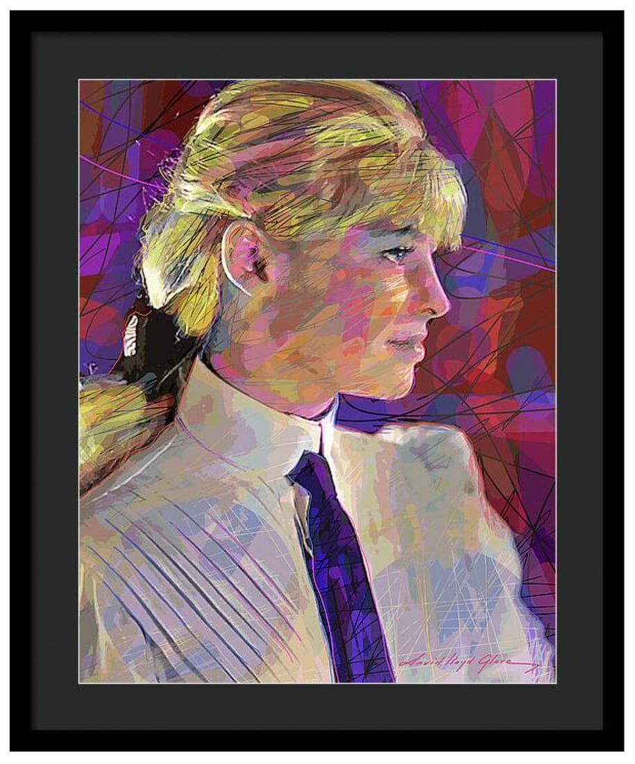 David Lloyd Glover (American 1949) Original Mixed Media Painting on canvas by David Lloyd Glover: Original Mixed Media Painting on canvas by David Lloyd Glover Original Mixed Media Painting on canvas by David Lloyd Glover. Approx 30x24 inches and 24x18 inches image size. Custom framed and includes