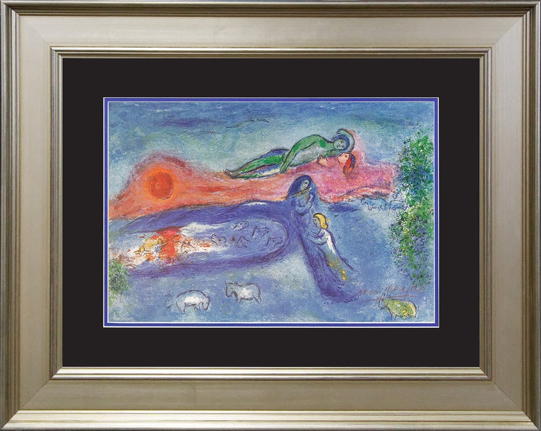 Marc Chagall (Russian-French 1887-1985) Lithograph Hand signed (1 of 1)