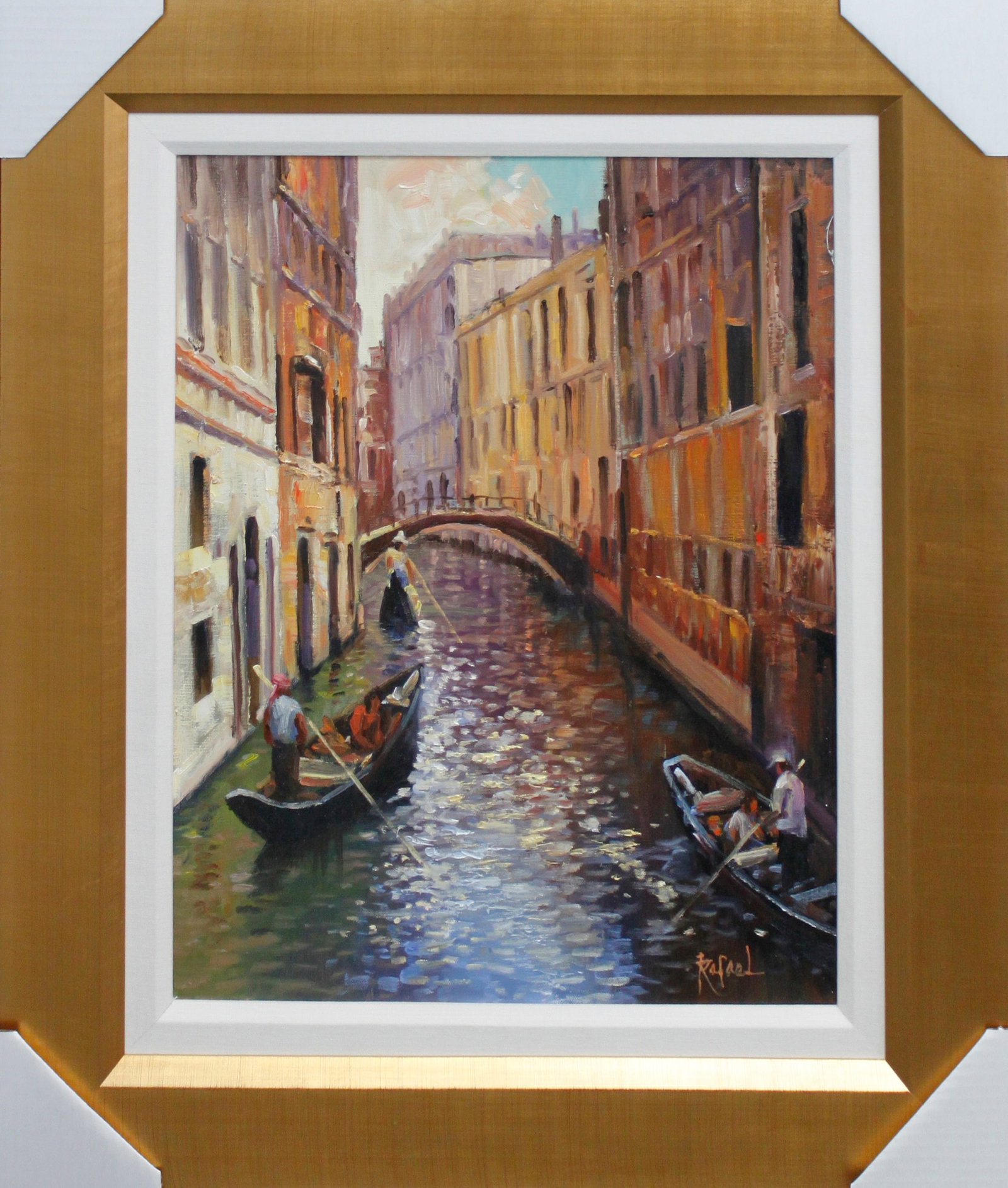 Rafael Maniago (Filipino 1944) Original Mixed Media Painting on canvas: Rafael Maniago (Filipino 1944) Original Mixed Media Painting on canvas by Rafael Maniago (Filipino 1944) Approx 20x24 inches. Hand signed by the artist. Custom framed. Includes certificate of authenti