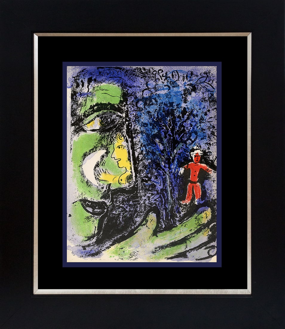 Marc Chagall (Russian-French 1887-1985 Marc Chagall Original Lithograph from 1960: Marc Chagall (Russian-French 1887-1985 Marc Chagall Original Lithograph from 1960. Art Artwork Artist.