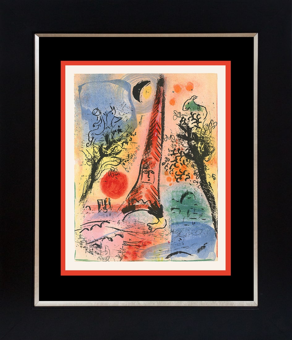 Marc Chagall (Russian-French 1887-1985 Marc Chagall Original Lithograph from 1960: Marc Chagall (Russian-French 1887-1985 Marc Chagall Original Lithograph from 1960. Art Artwork Artist.