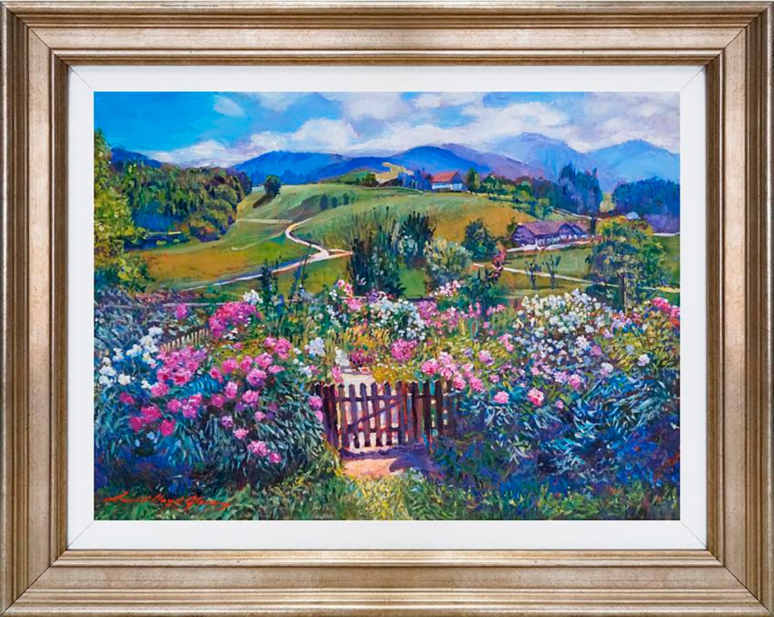David Lloyd Glover (American 1949) Original Mixed Media Painting on canvas David Lloyd Glover (1 of 1)