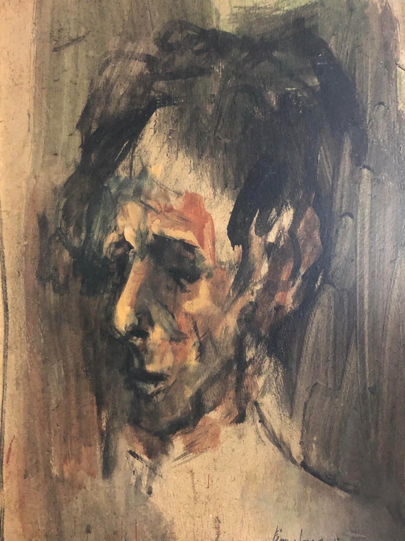 David Bomberg (1890 - 1957) British oil painting on canvas 24x17 inches: David Bomberg (1890 - 1957) British oil painting on canvas David Bomberg (1890 -1957) was a British paintermeasures: 24x17 inchesTechnique: oil painting on canvasProvenance: important private collecti
