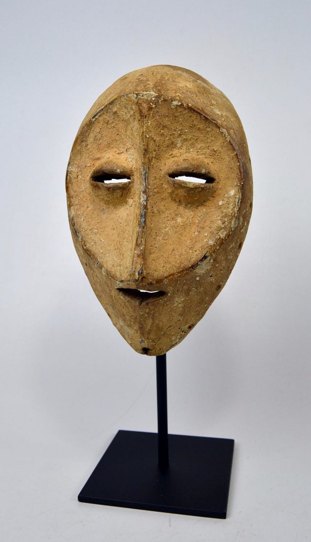 White faced Lega African mask (1 of 6)