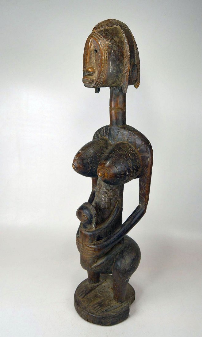 Huge Bamana Maternity Sculpture African Mother & Child (1 of 7)