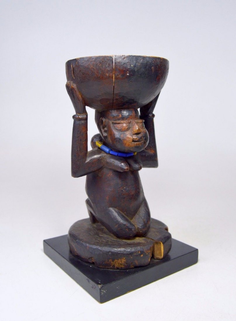 Rare Old Yoruba Divination Vessel, African Art (1 of 8)