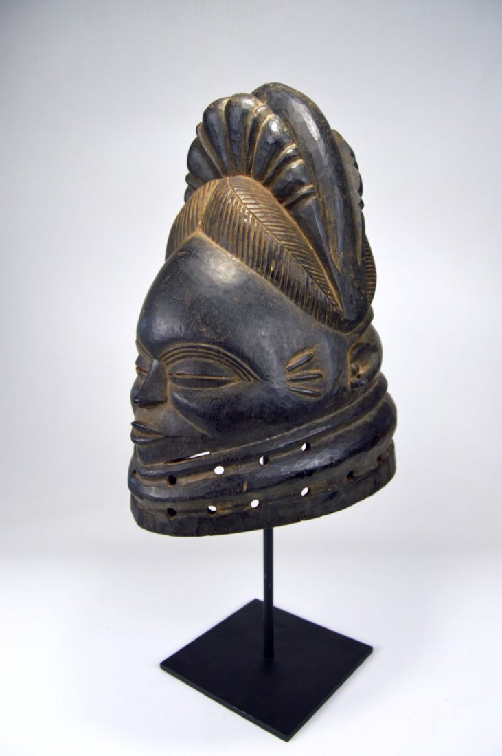 A Fine Mende Sowei Mask of the Sande Society (1 of 9)