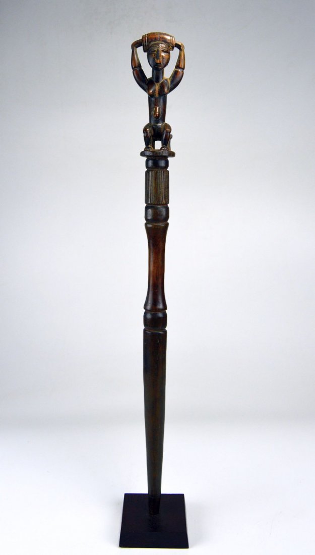 A Fine old Attie staff , Prestige Object, African Art (1 of 6)