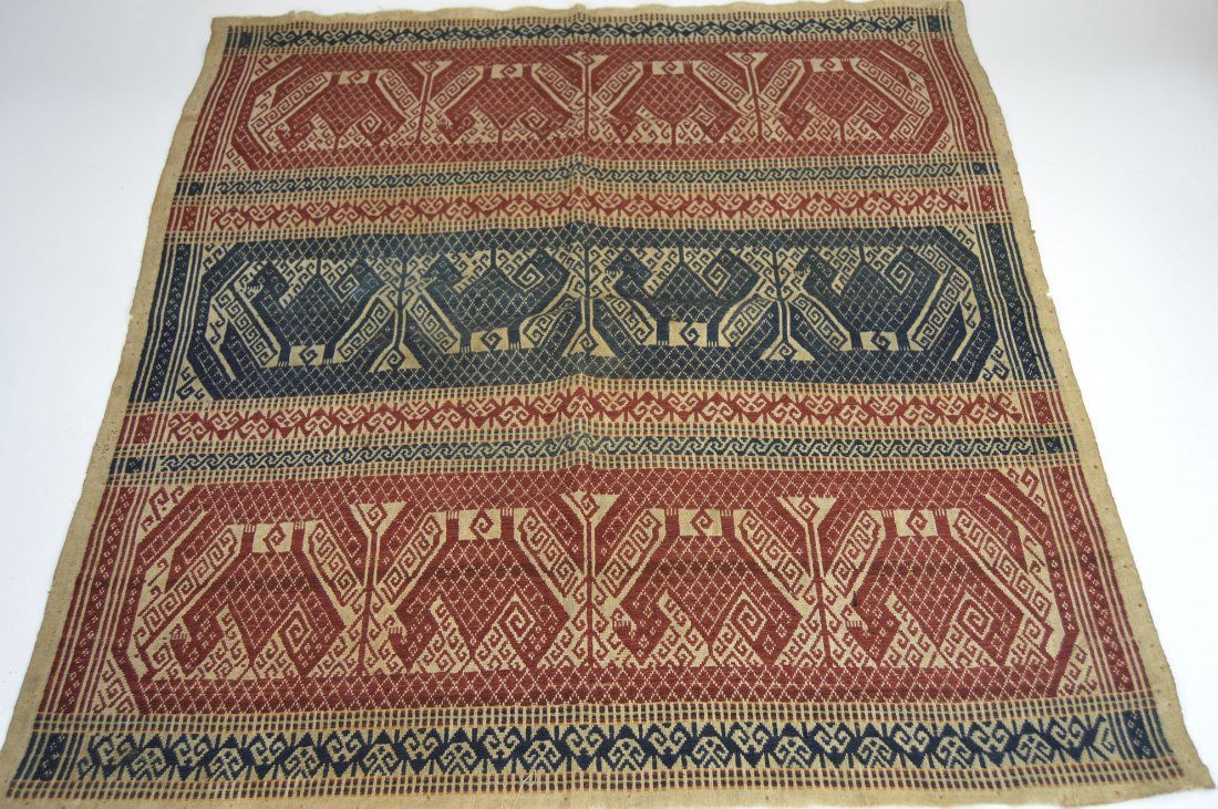 Large Sumatra Tampan Ship Ceremonial Cloth (1 of 4)
