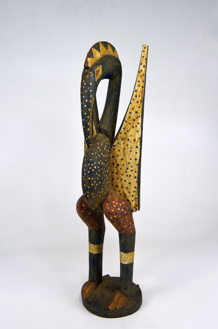 Vintage Senufo Horn bill Bird sculpture, African (1 of 5)