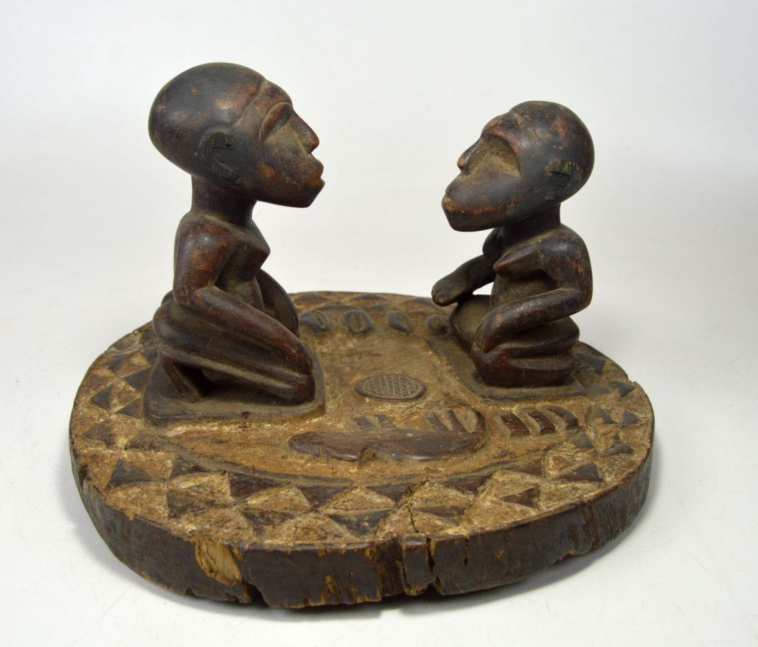 A Vintage Luba Divination scene ~ African Tribal Art (1 of 5)