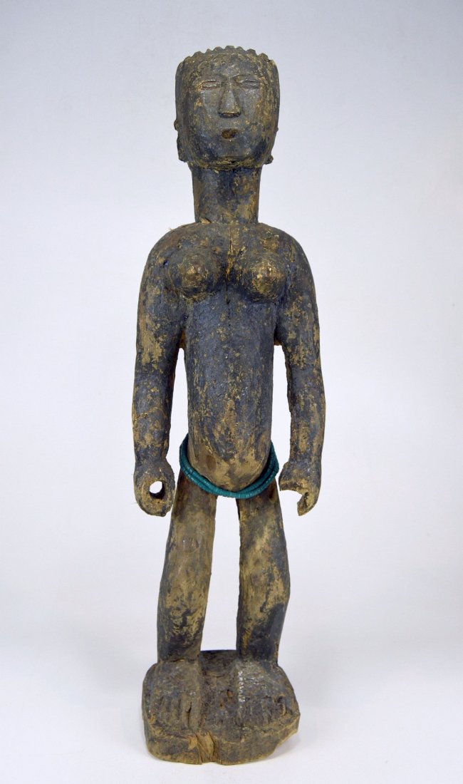 Large Old Primitive Akan Shrine figure, African Art (1 of 10)