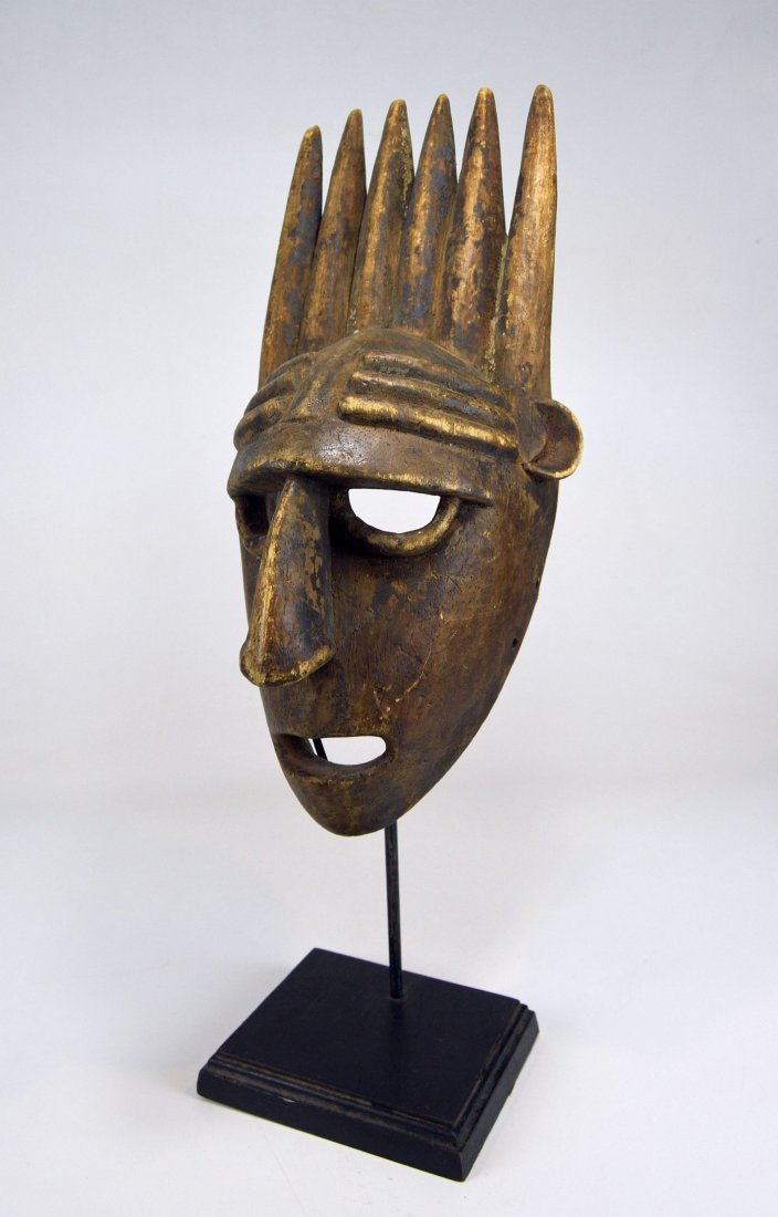 A Vintage Bamana N'tomo African mask (1 of 6)