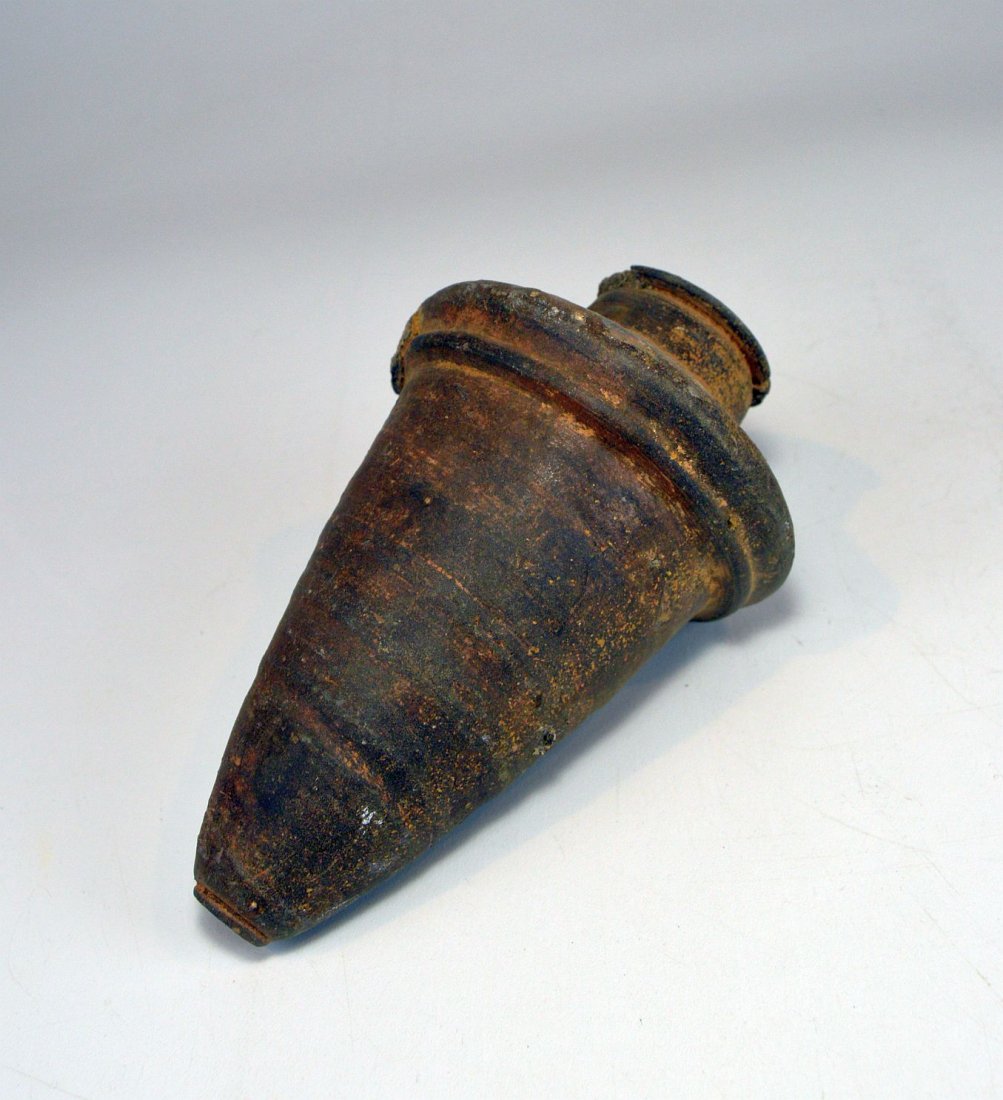 Ancient Chinese Ceramic  Cone Form, memorial terracotta (1 of 3)