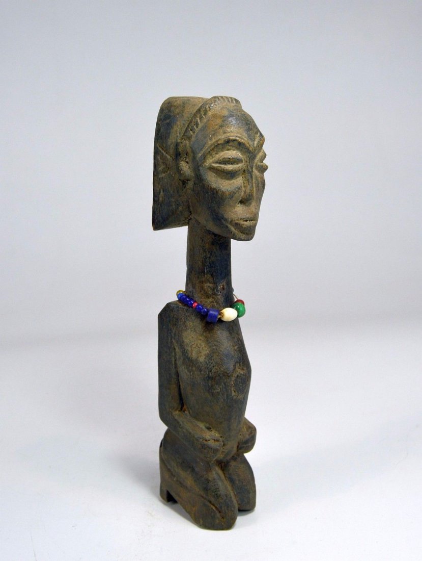 Luba Kneeling Devotee sculpture, African Art (1 of 5)