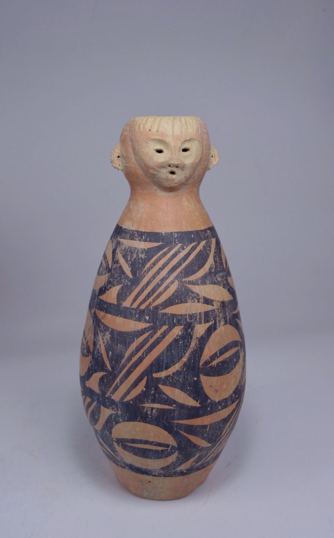 Chinese Neolithic style terracotta figurative Vase (1 of 6)
