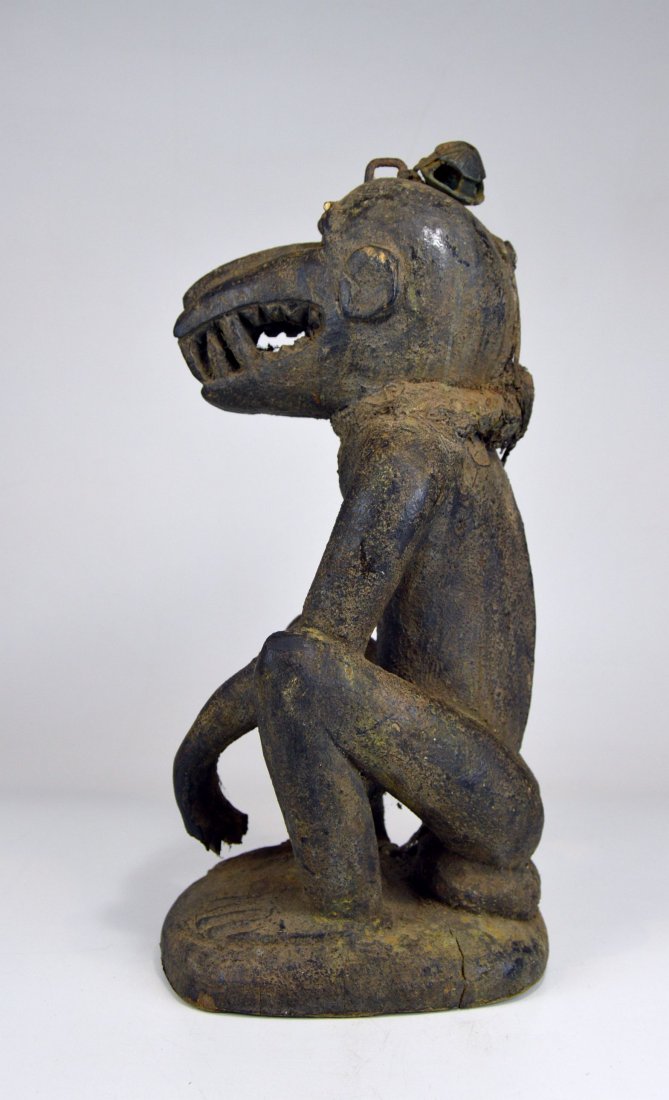 Vintage Baule Monkey Mbra figure, African Art (1 of 5)