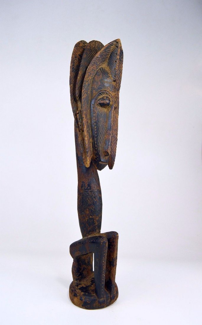 Rare sculpture of Bamana Merekun Marionette figure (1 of 8)